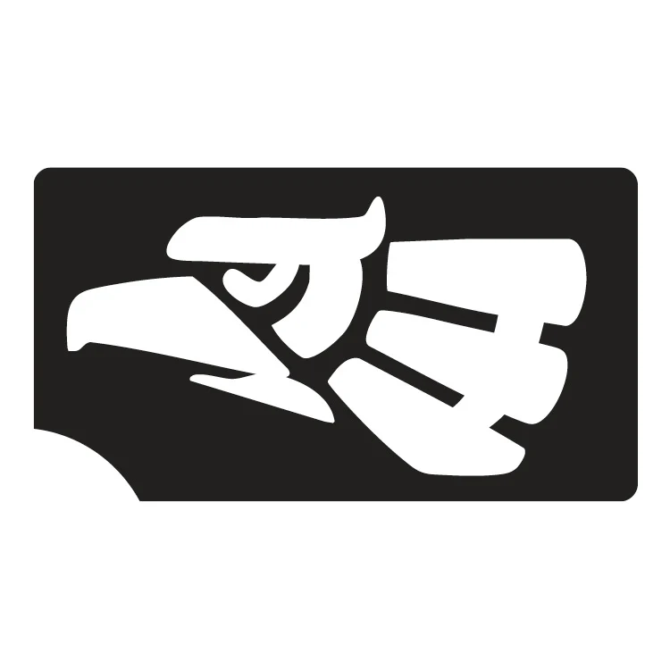 150 mexican Eagle - Set of 5 - Art Factory Glitter Tattoo Stencil