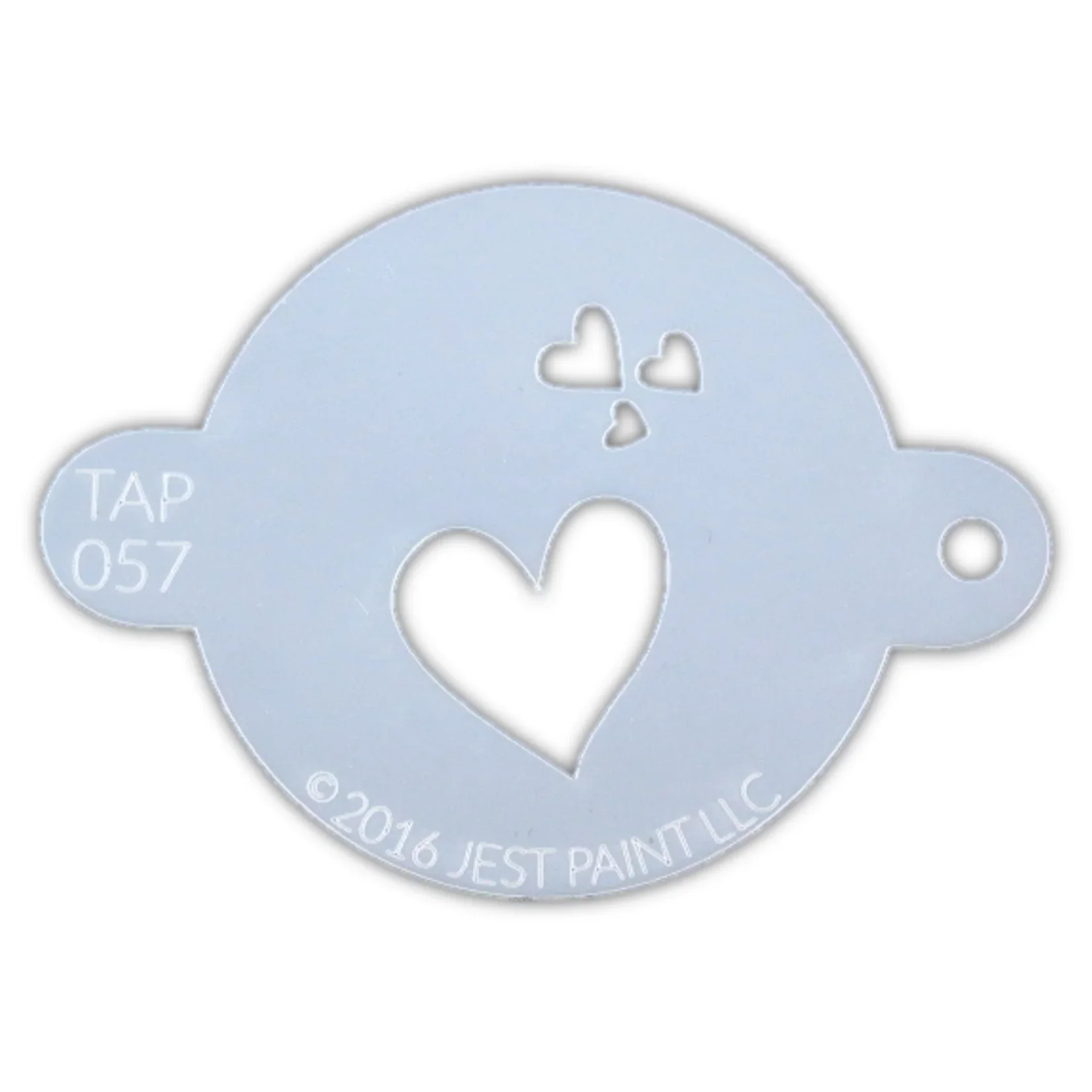 TAP57 face Painting Stencil  - My Valentine