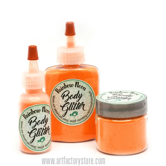 Neon Orange - Rainbow Neon Loose Glitter