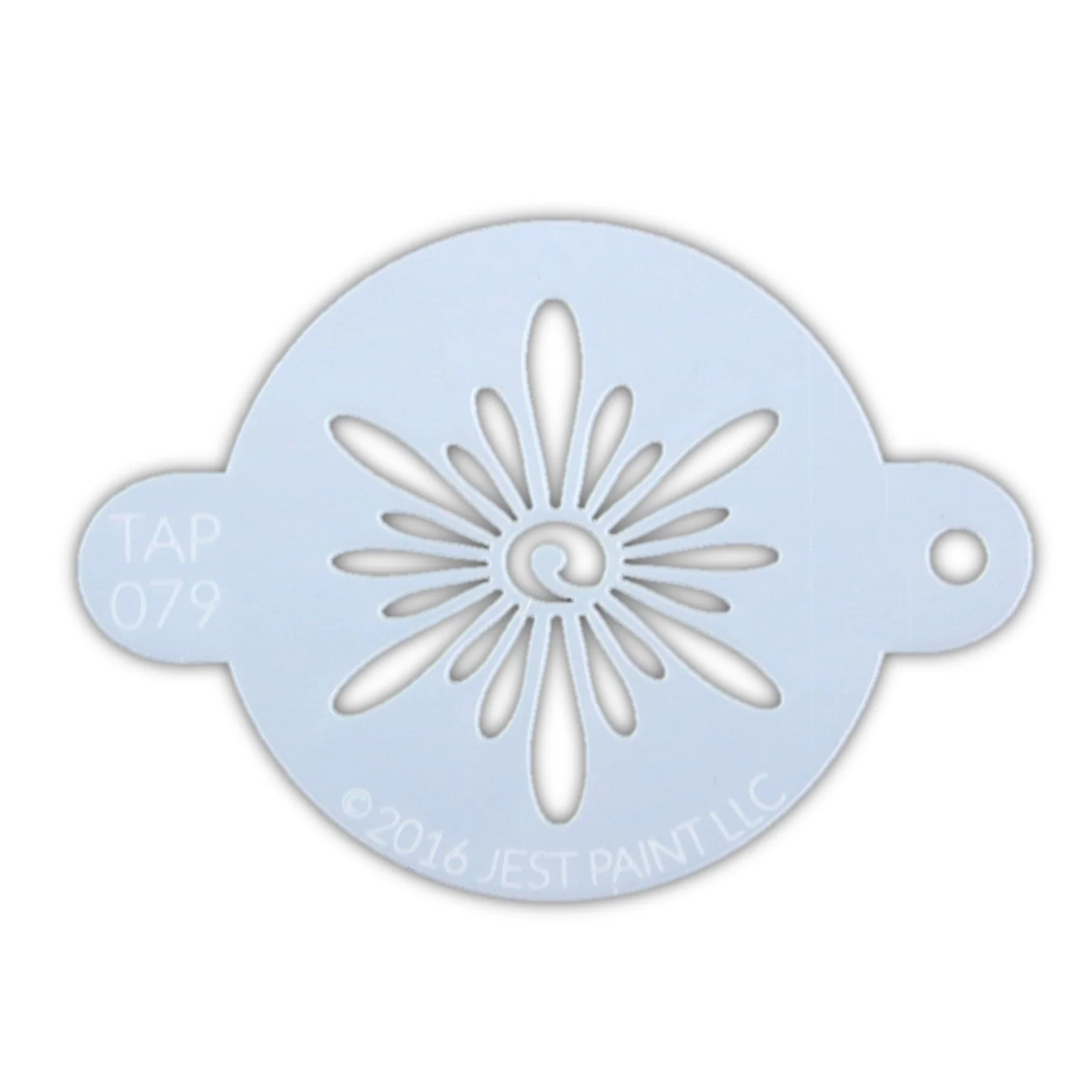 TAP79 face Painting Stencil  - Ornate Sun