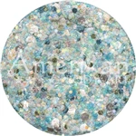 Pisces Chunky Glitter Cream - 15gr Jar by Amrikan Body Art - Image 2