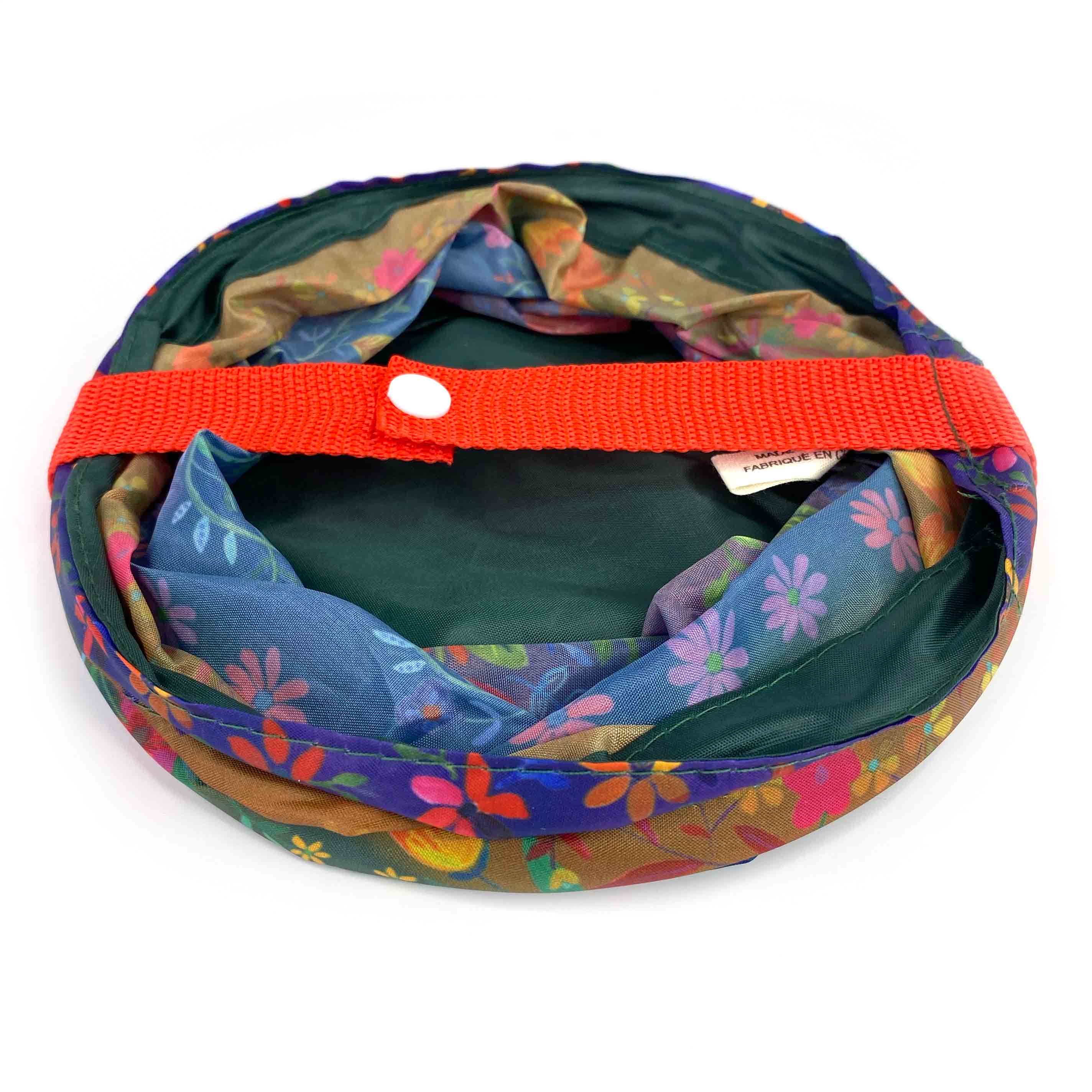 Pop-up Bin - Floral Border - Red Strap - Image 2