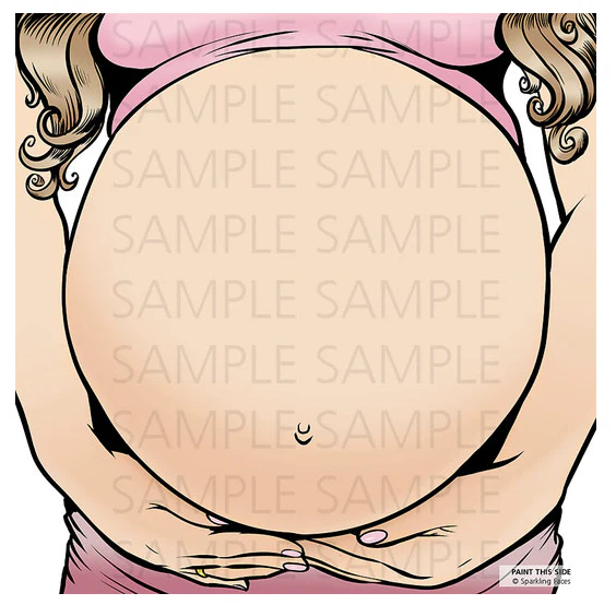 Svetlana Keller Practice Board - Belly Light Skin Tone