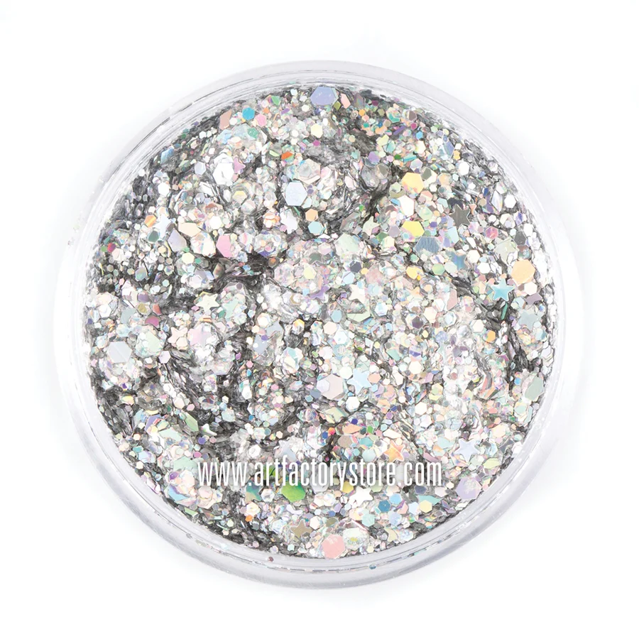 Festival Glitter Gel – Starstruck Silver | Art Factory - Image 2