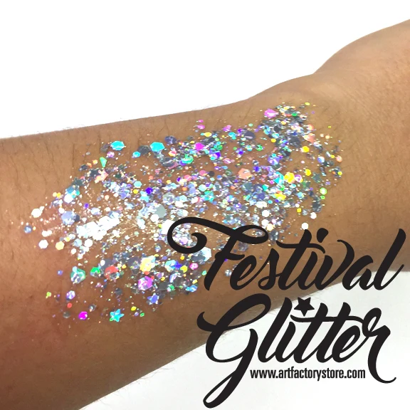 Festival Glitter Gel – Starstruck Silver | Art Factory - Image 3