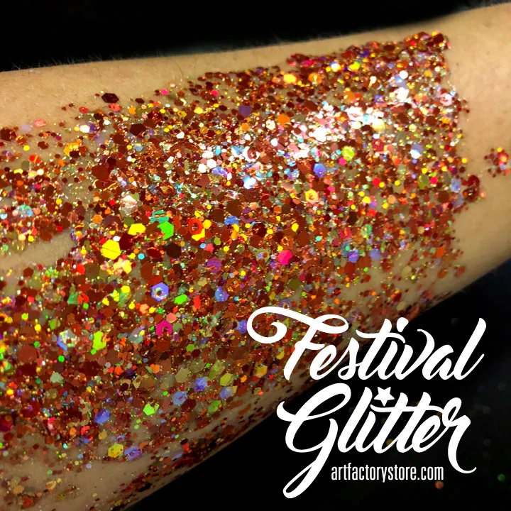 Festival Glitter Gel — Pumpkin Spice (Seasonal) | Art Factory - Image 3