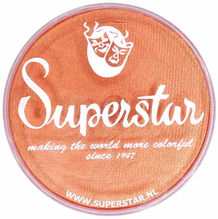 Rose Peach Shimmer w/Glitter- Superstar Face Paints 45gr #067