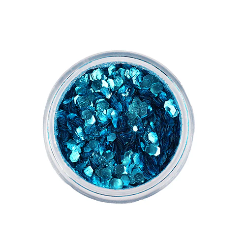 Sky Blue Chunky Biodegradable Glitter by Superstar - Image 2