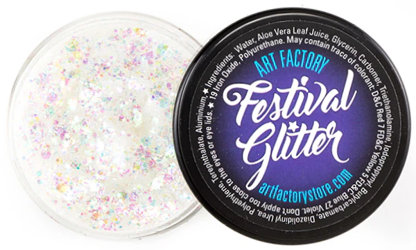 Festival Glitter Gel — Snowflake (Iridescent Clear) | Art Factory