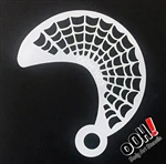 W03 Spiderweb Wrap Ooh! face Painting Stencil - Image 2