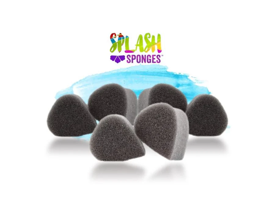 Splash Sponge High Density - Teardrop- 6 pieces