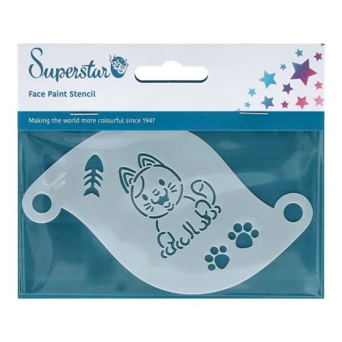 Superstar Stencil - Cute Cat - Image 2