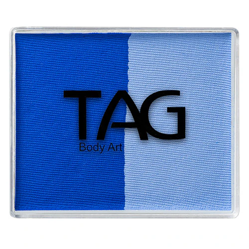 Tag face Paint Split Cake - Powder & Royal Blue