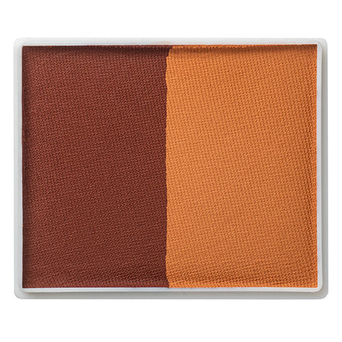 Tag face Paint Split Cake - Brown & Mid Brown - Image 2