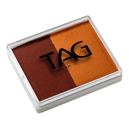 Tag face Paint Split Cake - Brown & Mid Brown - Image 3