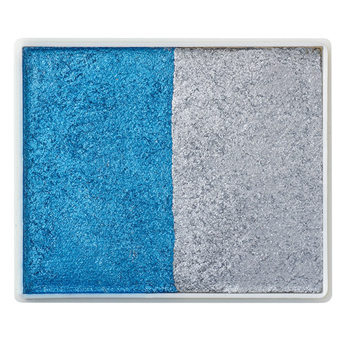 Tag face Paint Split Cake - Pearl Blue & Pearl Silver - Image 2