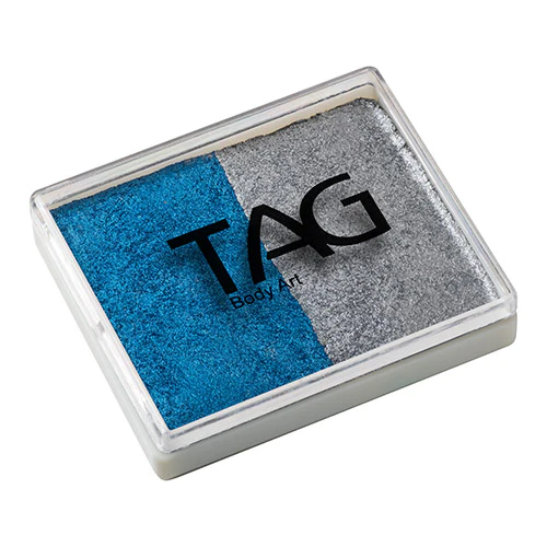 Tag face Paint Split Cake - Pearl Blue & Pearl Silver - Image 3