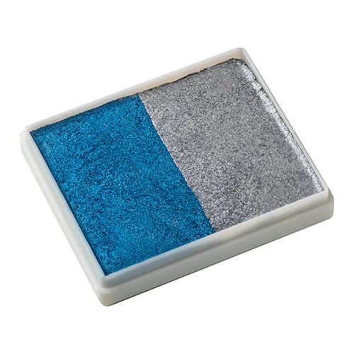 Tag face Paint Split Cake - Pearl Blue & Pearl Silver - Image 4