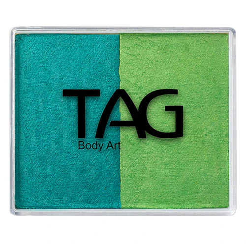 Tag face Paint Split Cake - Pearl Green & Pearl Lime