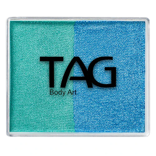 Tag face Paint Split Cake - Pearl Teal & Pearl Sky Blue