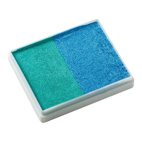 Tag face Paint Split Cake - Pearl Teal & Pearl Sky Blue - Image 4