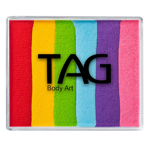 Tag Face Paint Split Cake - Regular Rainbow 50gr