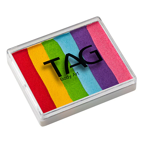 Tag Face Paint Split Cake - Regular Rainbow 50gr - Image 3