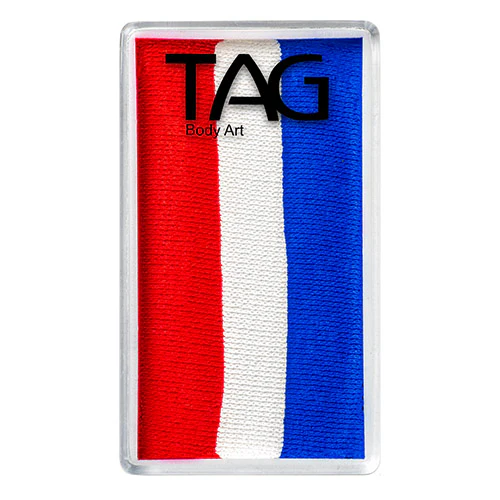 Tag Face Paint 1-stroke: Red White & Blue