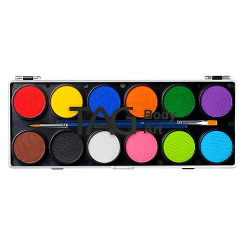 Tag Face Paint Regular 12 Color Palette - 10gr Each - Image 2