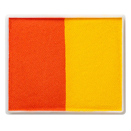 Tag face Paint Split Cake - Orange & Yellow - Image 2