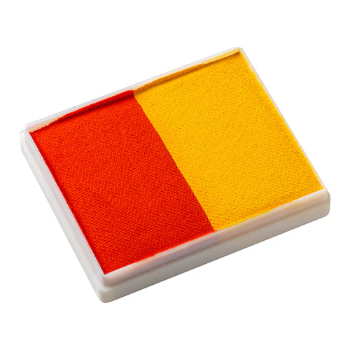 Tag face Paint Split Cake - Orange & Yellow - Image 4