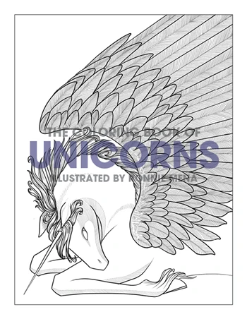 The Coloring Book of Unicorns by Ronnie Mena - Image 4