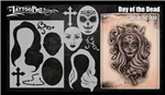 Wiser's Day of the Dead Airbrush Tattoo Pro Stencil Series - Image 2