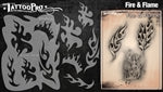 Wiser's fire & flame Airbrush Tattoo Pro Stencil Series 2 - Image 3