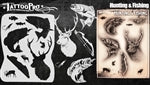 Wiser's Hunting & fishing Airbrush Tattoo Pro Stencil Series 4 - Image 3