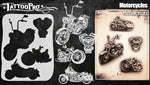 Wiser's Motorcycles Airbrush Tattoo Pro Stencil Series 4 - Image 3