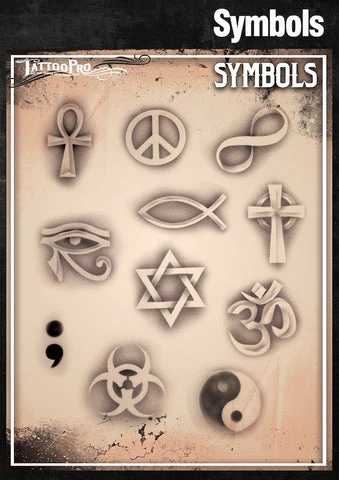 Wiser's Symbols Tattoo Pro Stencil Series 3 - Image 2