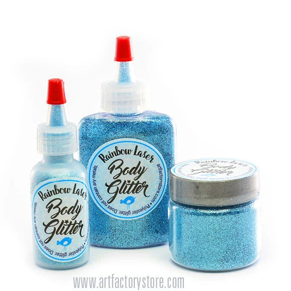 Turquoise Rainbow Laser Loose Glitter