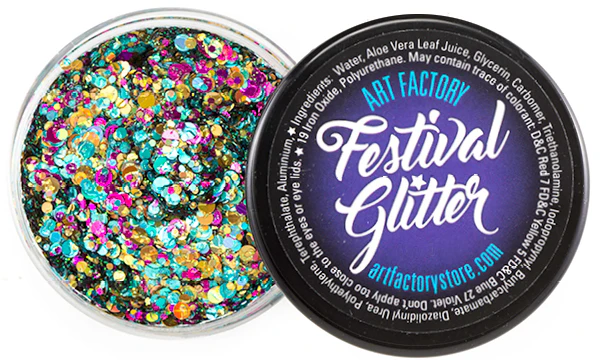 Festival Glitter Gel — Unicorn Pop (Holographic Round) | Art Factory