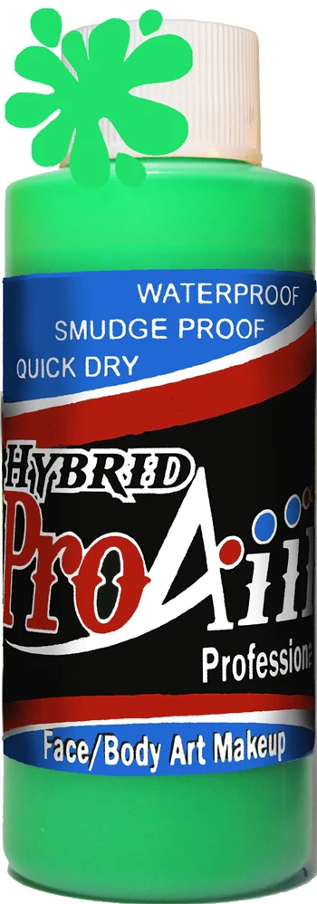 UV fluorescent Green Hybrid Airbrush Makeup 2oz