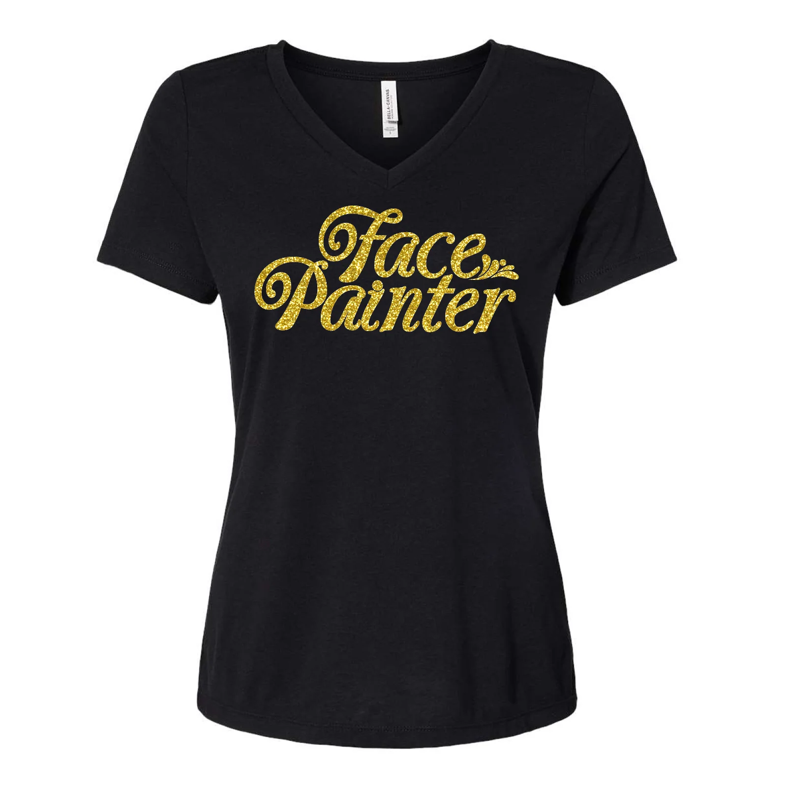 V Neck Face Painter T-Shirt - Image 3