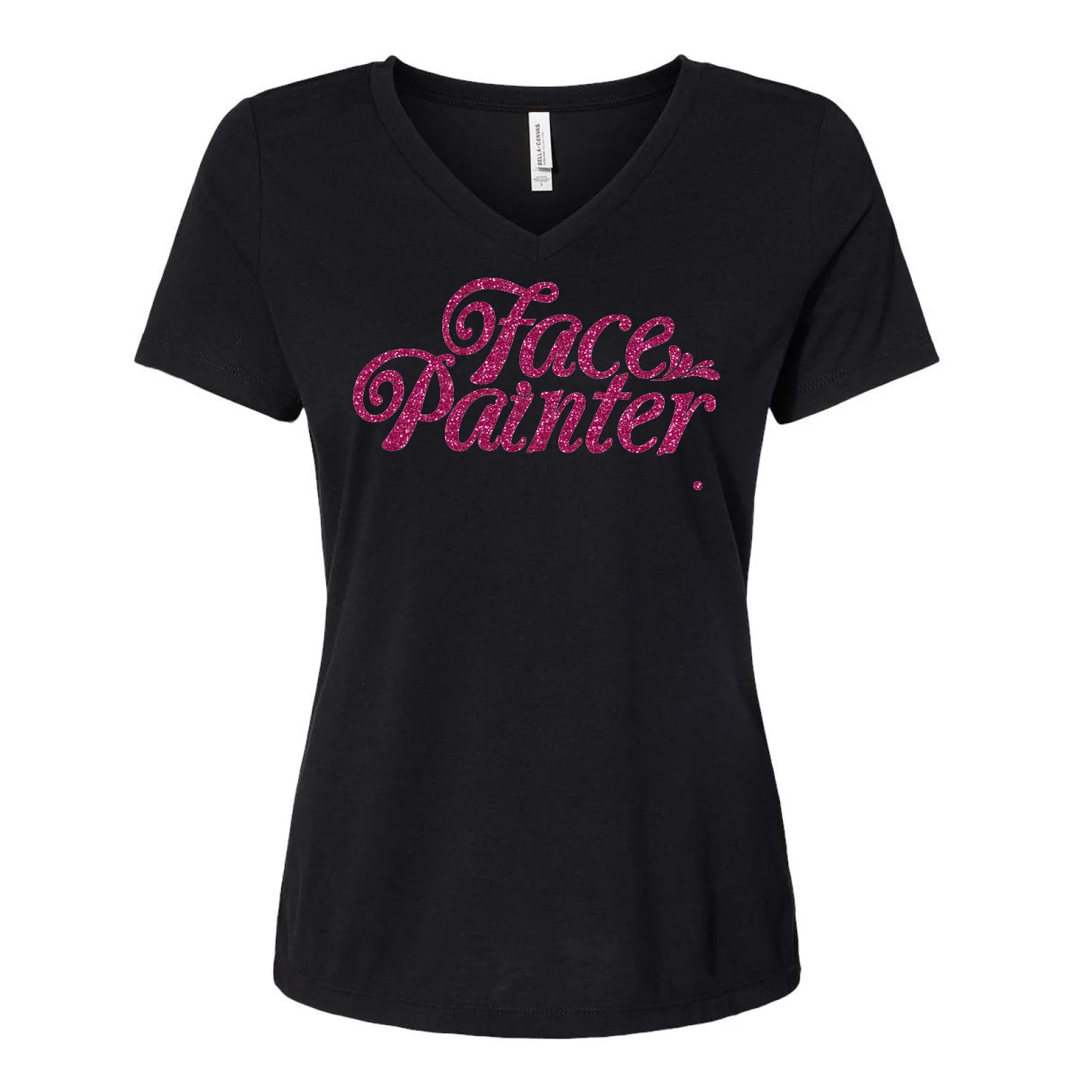 V Neck Face Painter T-Shirt - Image 4