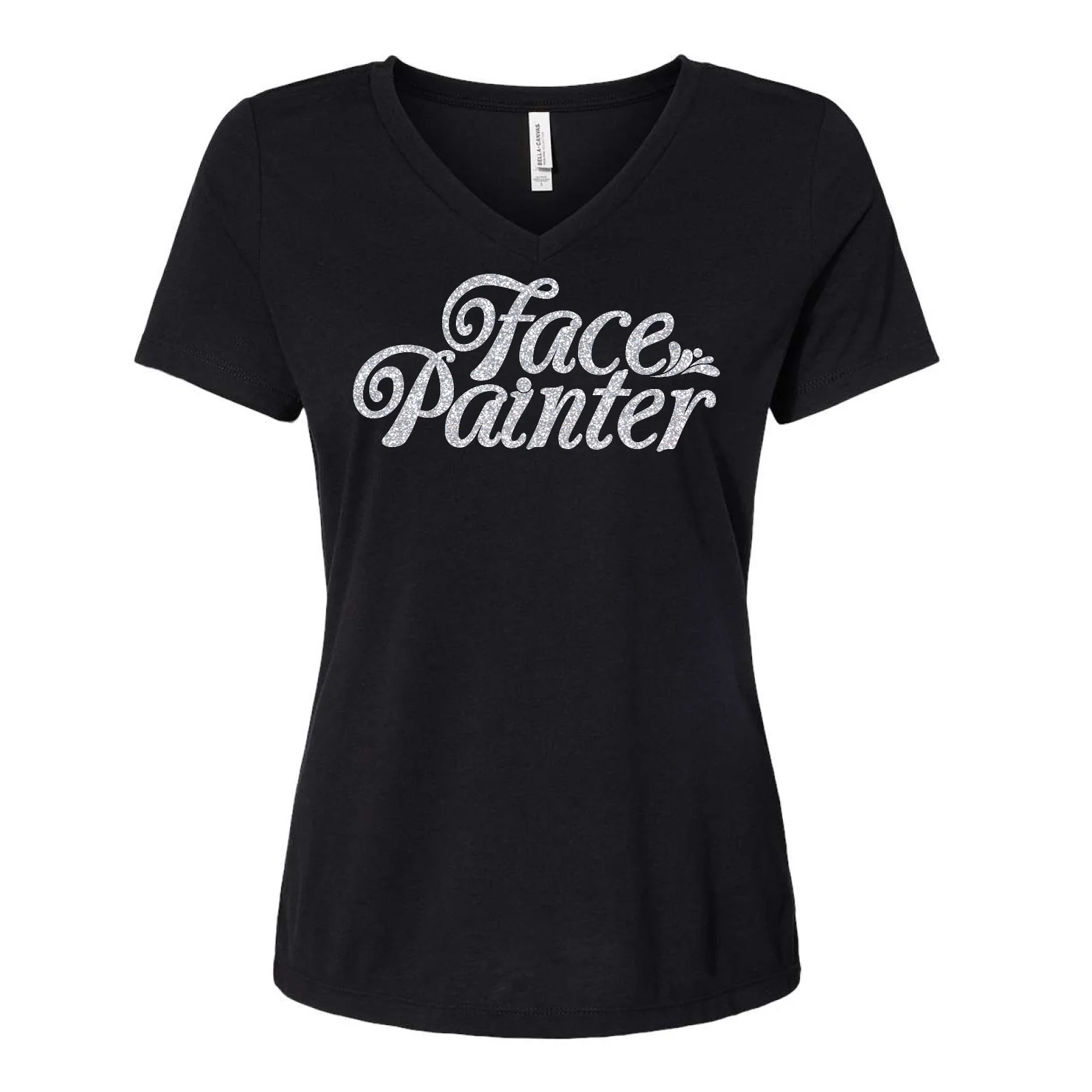 V Neck Face Painter T-Shirt - Image 6