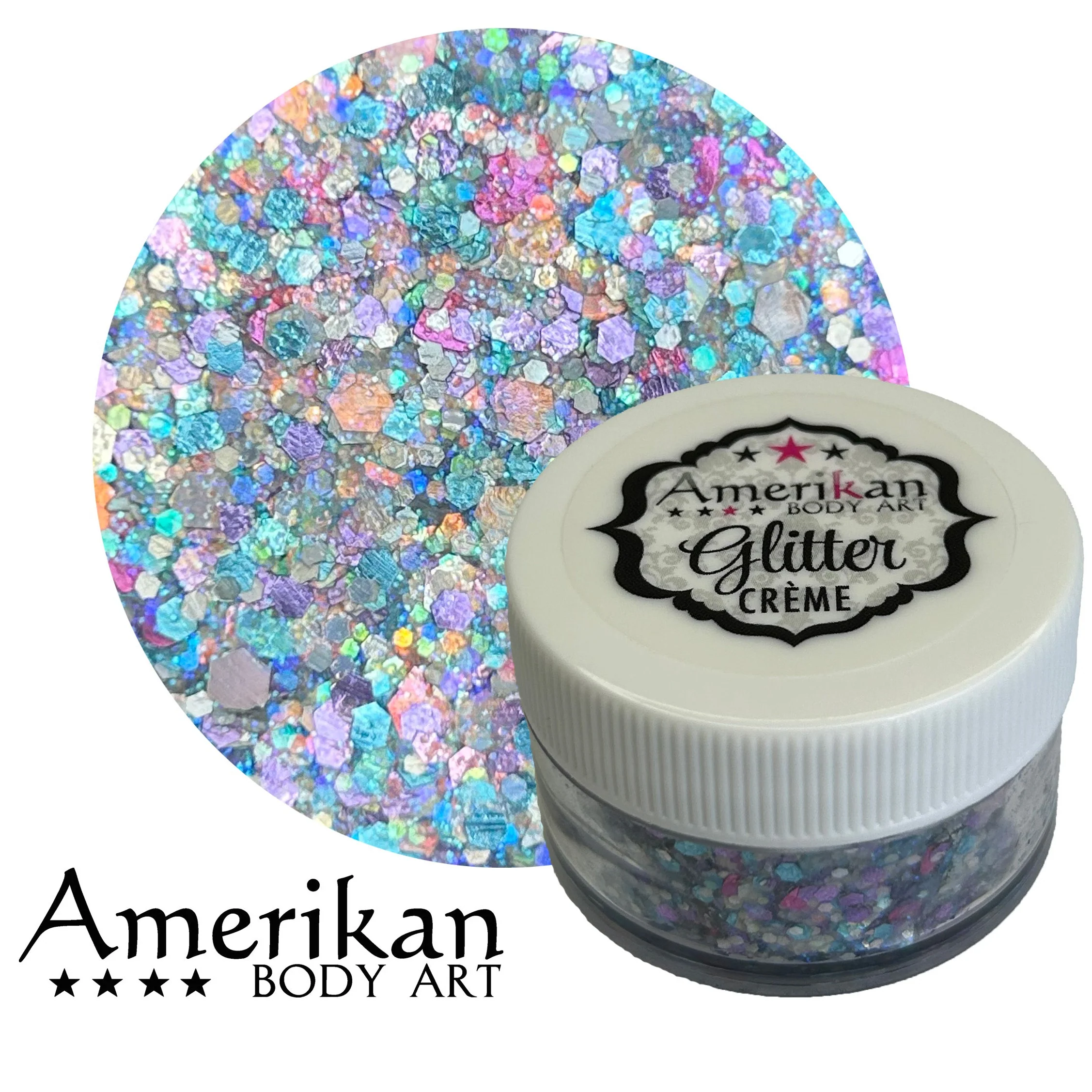 Venus Chunky Glitter Cream - 15gr Jar by Amrikan Body Art