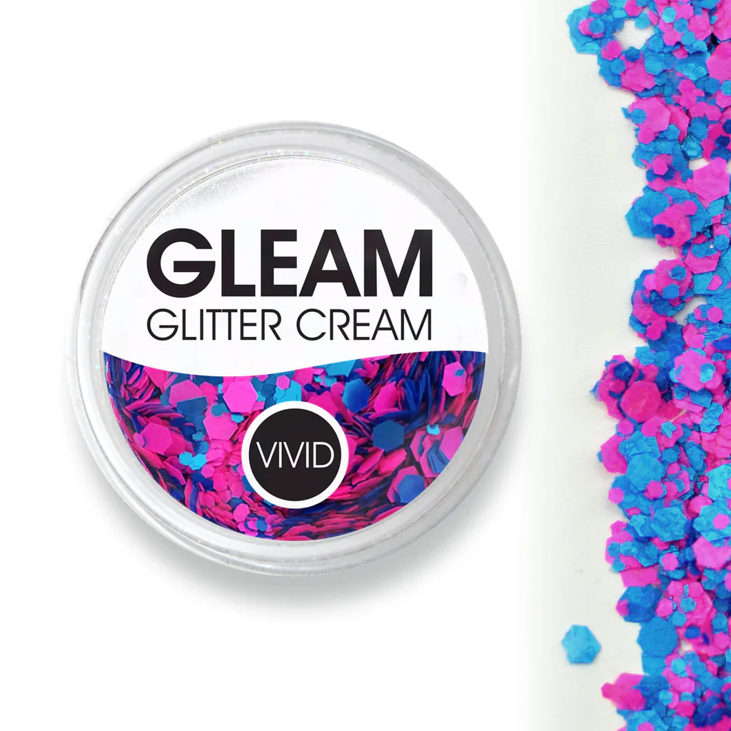 Vivid Gleam Glitter Cream - Gum Nebula UV 30gr