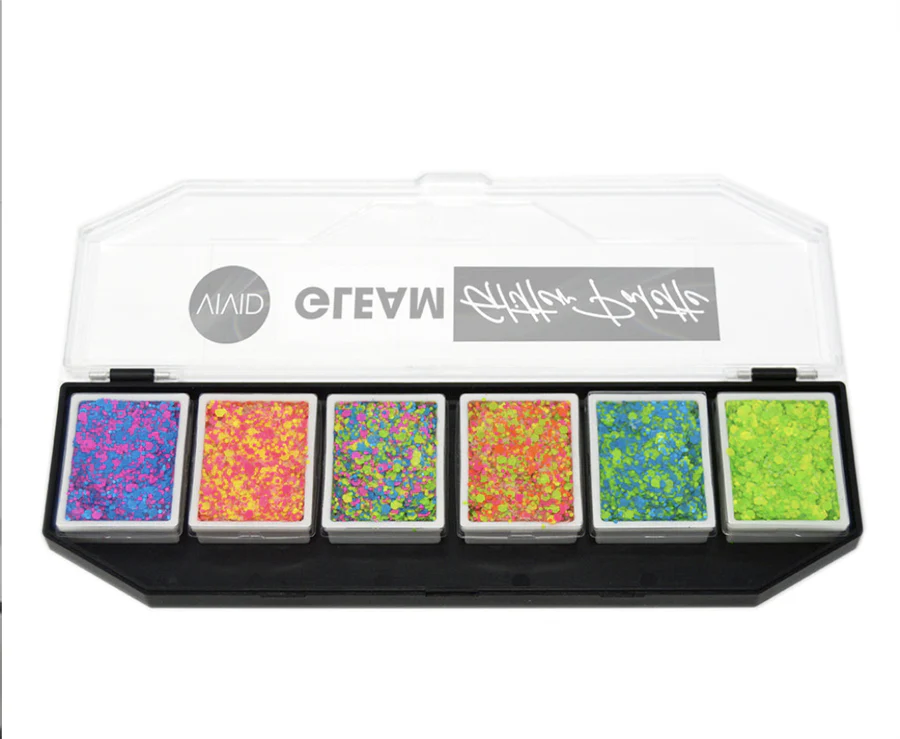 Vivid Gleam Glitter Cream Palette - Galactic UV