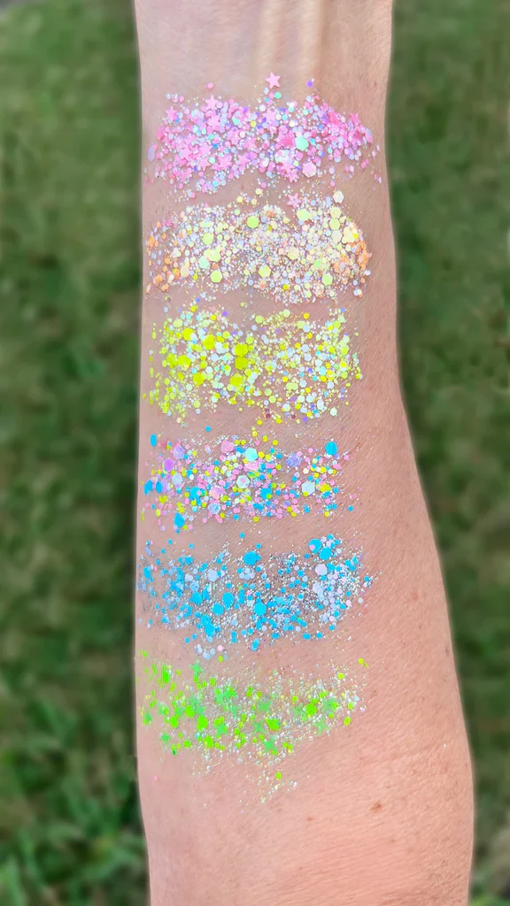 Vivid Gleam Glitter Cream Palette - Pastel Glow - Image 2