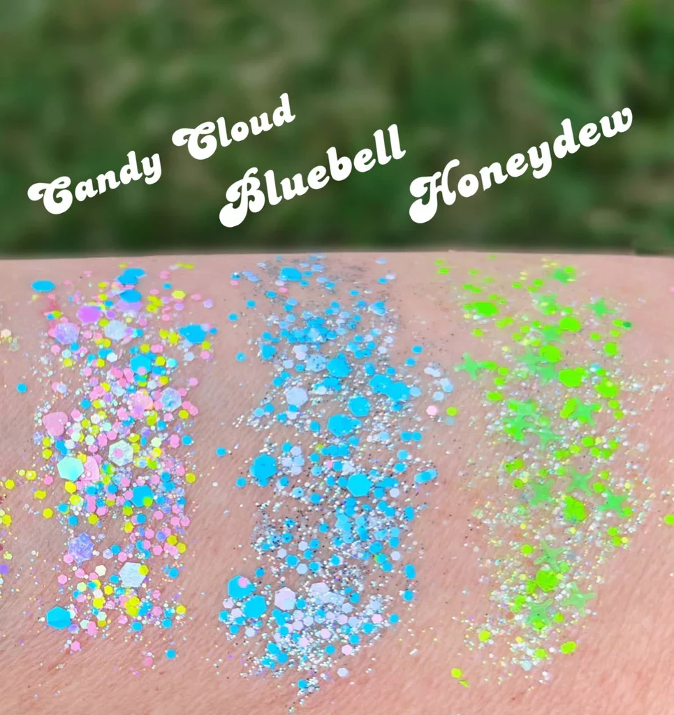 Vivid Gleam Glitter Cream Palette - Pastel Glow - Image 3