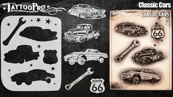 Wiser's Classic Cars Tattoo Pro Stencil - Image 3